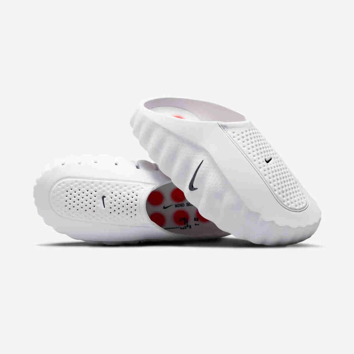 Nike Mind 001 Slide white & speed red