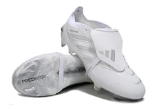 Adidas Predator 26 Elite FG Firm
Ground Soccer Cleats - White/
Silver/Black